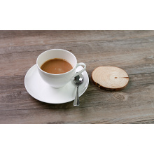 Haonai hot sale ceramic coffee cup with saucer